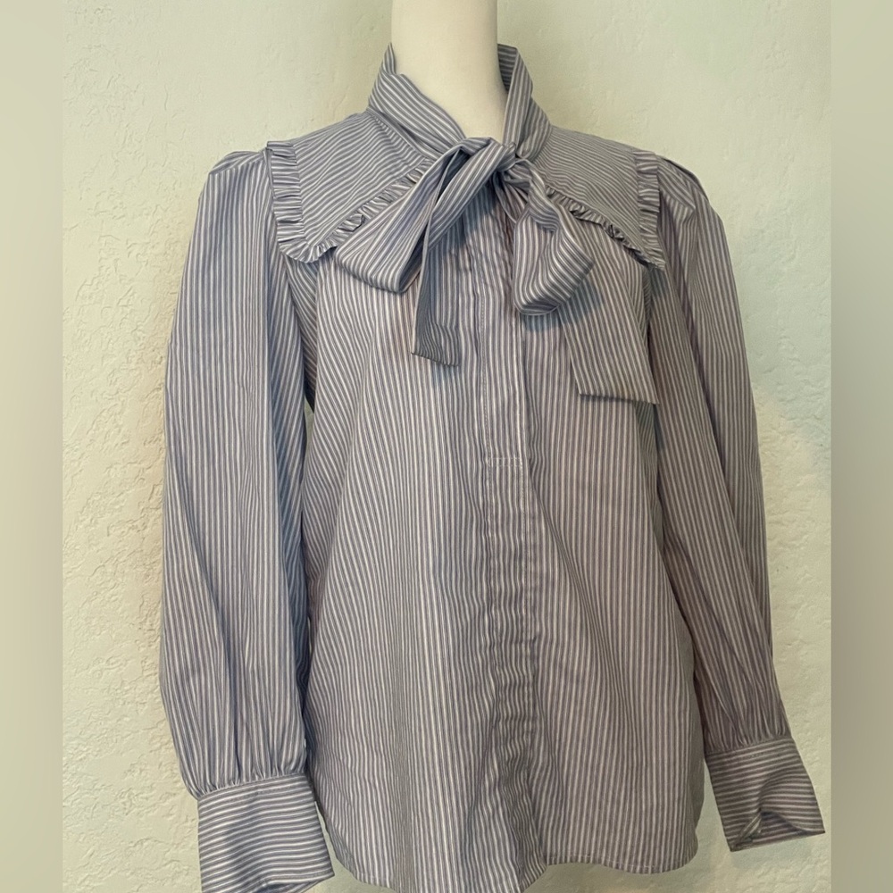 Sandro striped blouse size 0